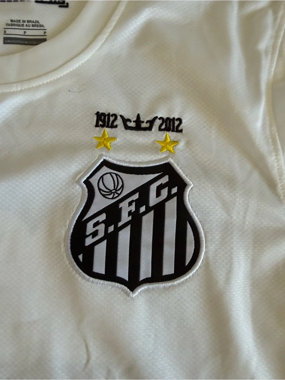 Nike Neymar Jr #11 Santos FC Retro Home Jersey White Small NWT IN PACKAGE